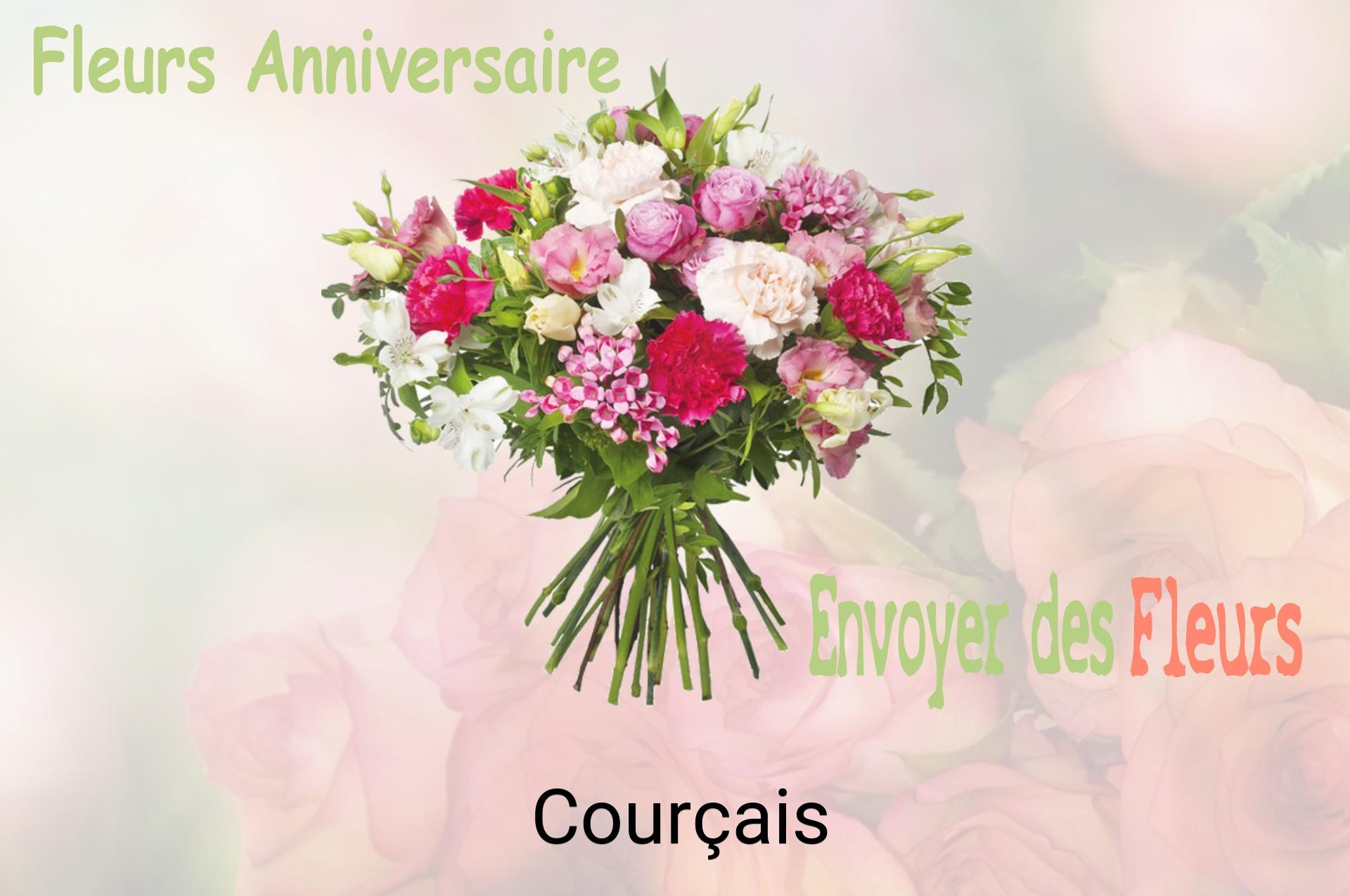 Bouquet de fleurs d’anniversaire livré à Courçais